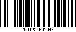 Código de barras (EAN, GTIN, SKU, ISBN): '7891234581846'