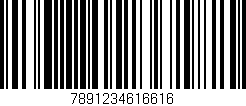 Código de barras (EAN, GTIN, SKU, ISBN): '7891234616616'