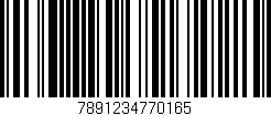 Código de barras (EAN, GTIN, SKU, ISBN): '7891234770165'