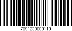 Código de barras (EAN, GTIN, SKU, ISBN): '7891239000113'