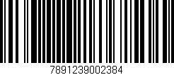 Código de barras (EAN, GTIN, SKU, ISBN): '7891239002384'