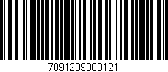 Código de barras (EAN, GTIN, SKU, ISBN): '7891239003121'