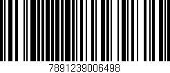 Código de barras (EAN, GTIN, SKU, ISBN): '7891239006498'