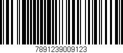 Código de barras (EAN, GTIN, SKU, ISBN): '7891239009123'