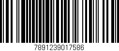 Código de barras (EAN, GTIN, SKU, ISBN): '7891239017586'