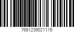 Código de barras (EAN, GTIN, SKU, ISBN): '7891239021118'