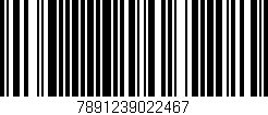 Código de barras (EAN, GTIN, SKU, ISBN): '7891239022467'