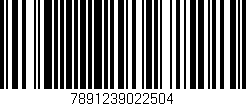 Código de barras (EAN, GTIN, SKU, ISBN): '7891239022504'