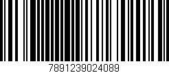 Código de barras (EAN, GTIN, SKU, ISBN): '7891239024089'