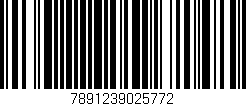 Código de barras (EAN, GTIN, SKU, ISBN): '7891239025772'