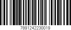 Código de barras (EAN, GTIN, SKU, ISBN): '7891242230019'