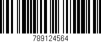 Código de barras (EAN, GTIN, SKU, ISBN): '789124564'