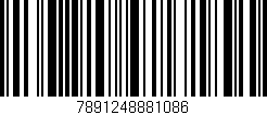 Código de barras (EAN, GTIN, SKU, ISBN): '7891248881086'
