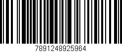 Código de barras (EAN, GTIN, SKU, ISBN): '7891248925964'