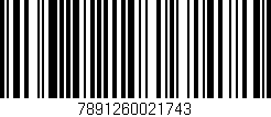 Código de barras (EAN, GTIN, SKU, ISBN): '7891260021743'