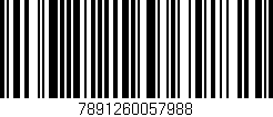 Código de barras (EAN, GTIN, SKU, ISBN): '7891260057988'