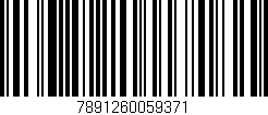 Código de barras (EAN, GTIN, SKU, ISBN): '7891260059371'