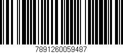 Código de barras (EAN, GTIN, SKU, ISBN): '7891260059487'