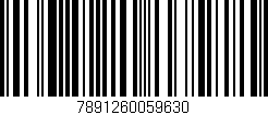Código de barras (EAN, GTIN, SKU, ISBN): '7891260059630'