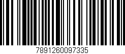 Código de barras (EAN, GTIN, SKU, ISBN): '7891260097335'