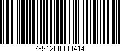 Código de barras (EAN, GTIN, SKU, ISBN): '7891260099414'