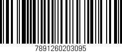 Código de barras (EAN, GTIN, SKU, ISBN): '7891260203095'