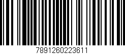 Código de barras (EAN, GTIN, SKU, ISBN): '7891260223611'