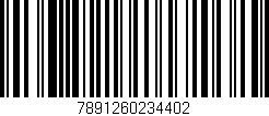 Código de barras (EAN, GTIN, SKU, ISBN): '7891260234402'