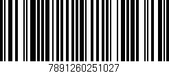 Código de barras (EAN, GTIN, SKU, ISBN): '7891260251027'