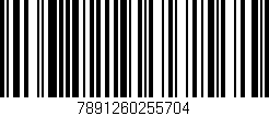 Código de barras (EAN, GTIN, SKU, ISBN): '7891260255704'