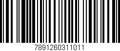 Código de barras (EAN, GTIN, SKU, ISBN): '7891260311011'