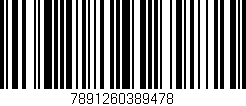 Código de barras (EAN, GTIN, SKU, ISBN): '7891260389478'
