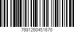 Código de barras (EAN, GTIN, SKU, ISBN): '7891260451670'