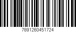 Código de barras (EAN, GTIN, SKU, ISBN): '7891260451724'