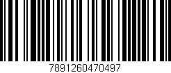 Código de barras (EAN, GTIN, SKU, ISBN): '7891260470497'