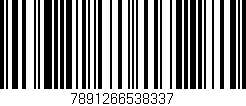 Código de barras (EAN, GTIN, SKU, ISBN): '7891266538337'