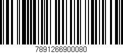 Código de barras (EAN, GTIN, SKU, ISBN): '7891266900080'