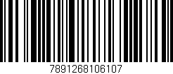 Código de barras (EAN, GTIN, SKU, ISBN): '7891268106107'