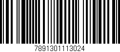 Código de barras (EAN, GTIN, SKU, ISBN): '7891301113024'
