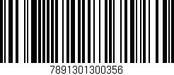 Código de barras (EAN, GTIN, SKU, ISBN): '7891301300356'