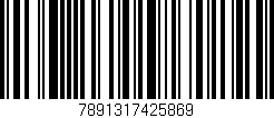 Código de barras (EAN, GTIN, SKU, ISBN): '7891317425869'