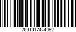 Código de barras (EAN, GTIN, SKU, ISBN): '7891317444952'