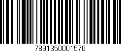Código de barras (EAN, GTIN, SKU, ISBN): '7891350001570'