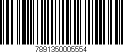 Código de barras (EAN, GTIN, SKU, ISBN): '7891350005554'