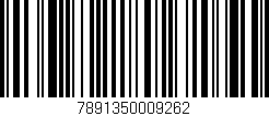 Código de barras (EAN, GTIN, SKU, ISBN): '7891350009262'