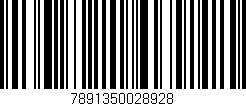 Código de barras (EAN, GTIN, SKU, ISBN): '7891350028928'