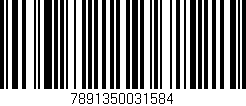 Código de barras (EAN, GTIN, SKU, ISBN): '7891350031584'