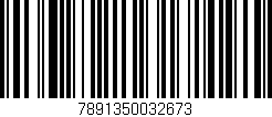 Código de barras (EAN, GTIN, SKU, ISBN): '7891350032673'