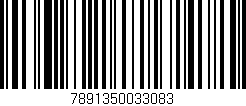 Código de barras (EAN, GTIN, SKU, ISBN): '7891350033083'