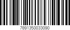 Código de barras (EAN, GTIN, SKU, ISBN): '7891350033090'